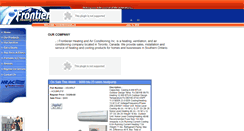 Desktop Screenshot of frontierair.ca